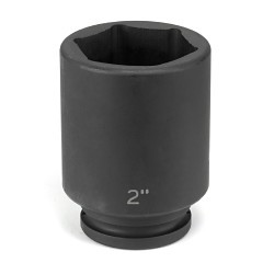 GP® 3096D Impact Socket, Deep Length, Measurement System: SAE Fractional, Hex Drive, 3/4 in Drive, 2.76 in D Socket, 6 Points